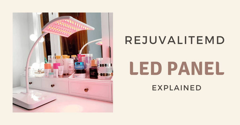 Trophy Skin red light therapy RejuvaliteMD LED Panel Explained